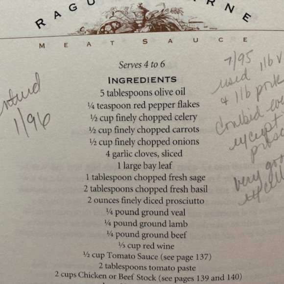 Cucina Amore Italian Cookbook Vintage 1995 1ST Edition - Picture 4 of 9